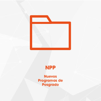 NPP - Nuevos Programas de Posgrado