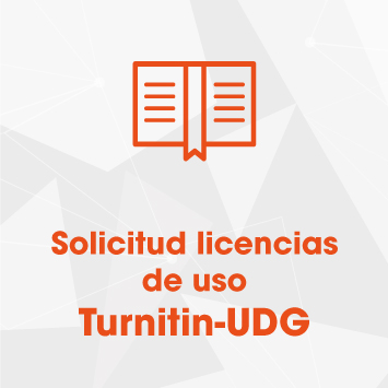 Botón Solicitud de licencias de uso Turnitin-UDG