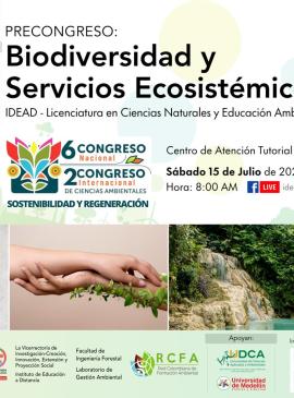 Precongrerso 6o Congreso Nacional y 2o Internacional en Ciencias Ambientales "Sostenibilidad y Regeneración"