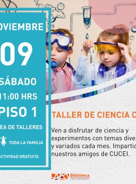 Taller de ciencia CUCEI