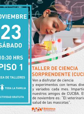 Taller de ciencia sorprendente (CUCBA)