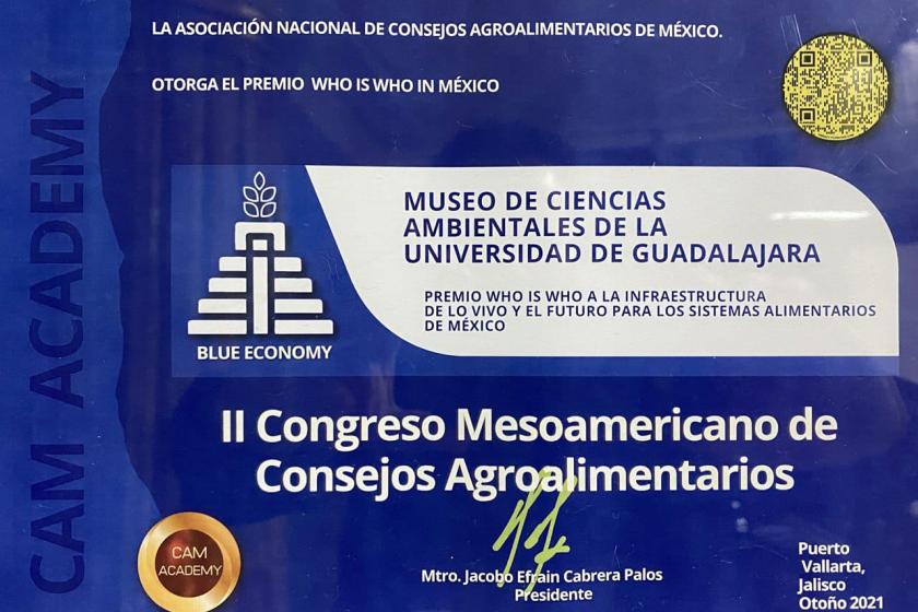 Premian al Museo de Ciencias Ambientales por su contribución en el análisis de los sistemas alimenticios del mundo